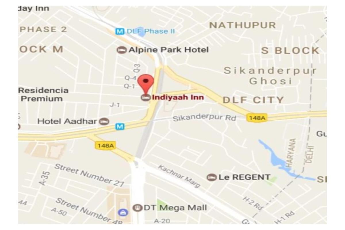 Indiyaah Inn Gurgaon Esterno foto